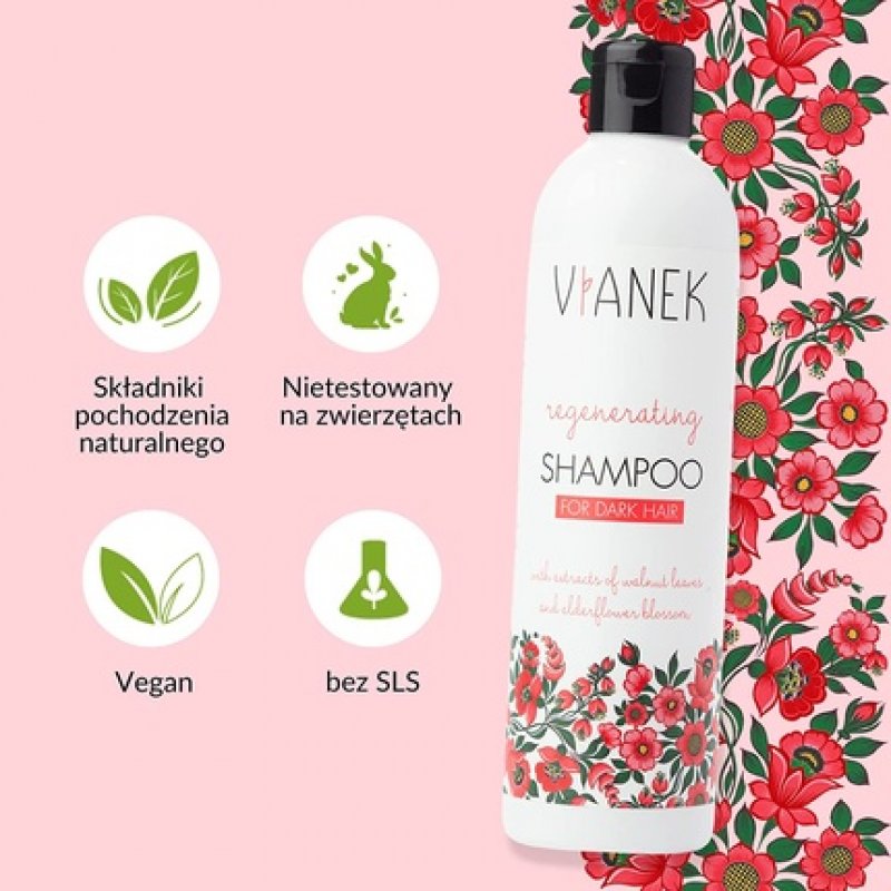 Sylveco Viana Regenerating Shampoo for Dark Hair 300ml