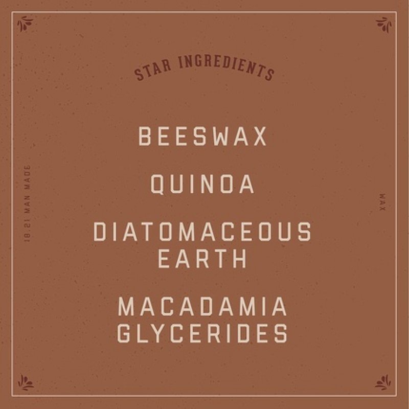 18.21 Man Made Wax High-Quality Hair Wax from Texas/USA 59ml