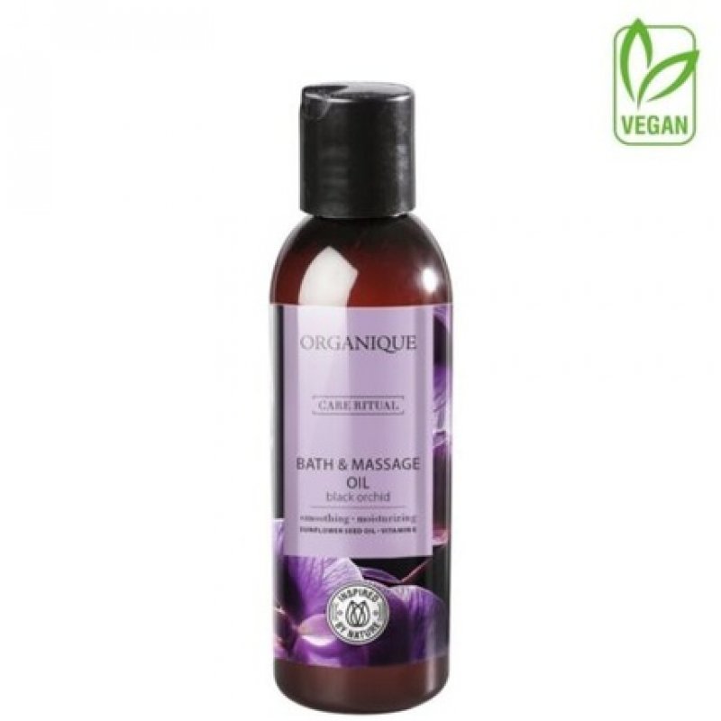 ORGANIQUE Black Orchid Nourishing Bath and Massage Oil 125ml