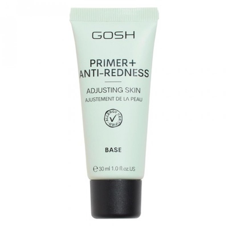 GOSH Primer for Red and Impure Skin Vegan Moisturizing Makeup Primer for Even and Flawless Skin Tone Adjusting Allergy
