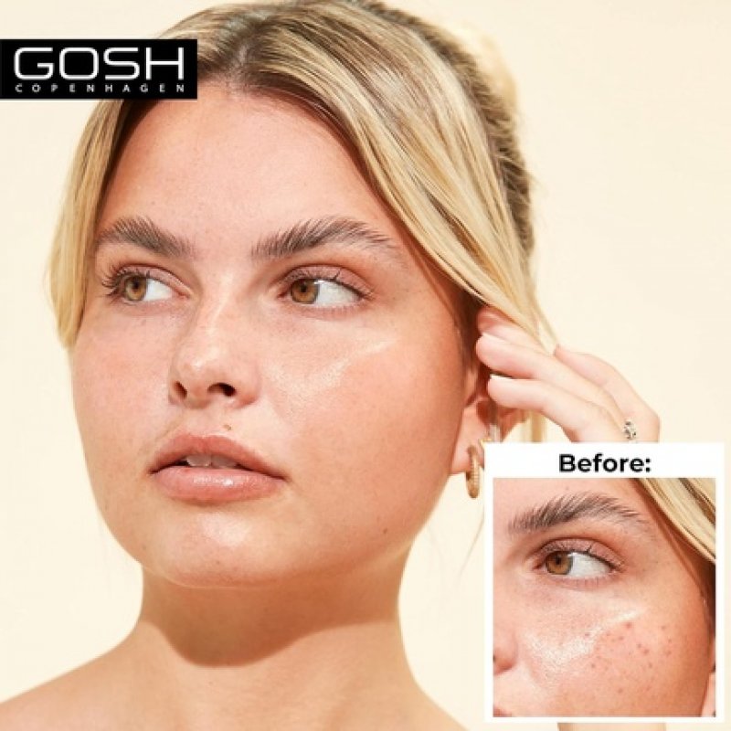 GOSH Primer for Red and Impure Skin Vegan Moisturizing Makeup Primer for Even and Flawless Skin Tone Adjusting Allergy