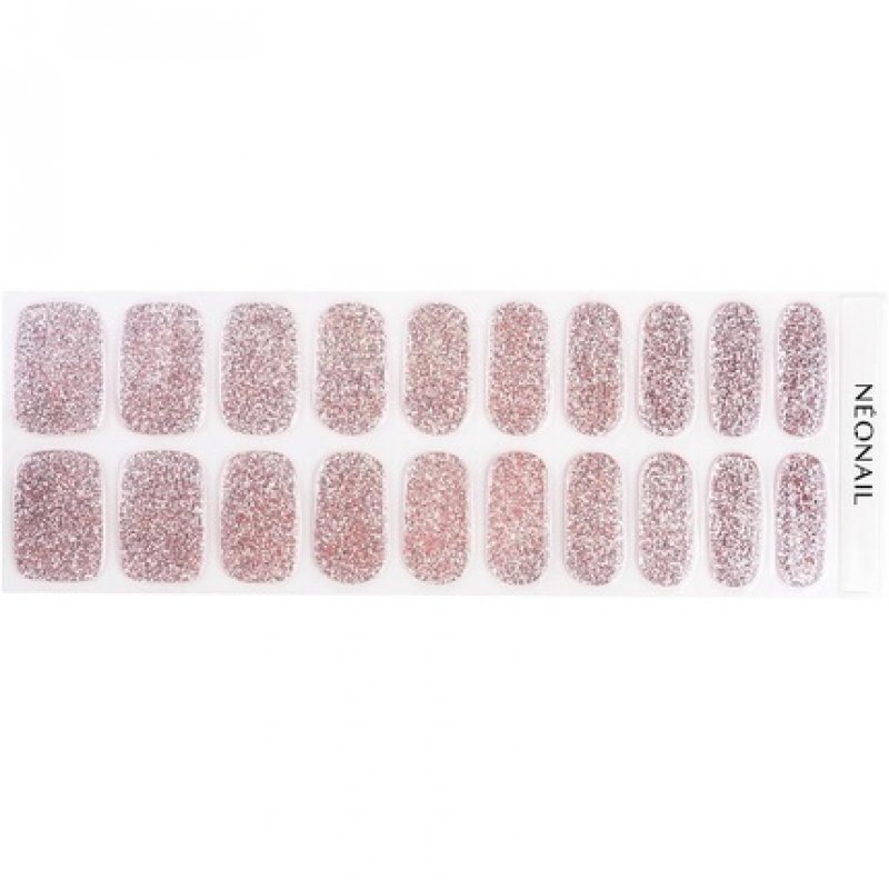NEONAIL UV Gel Stickers Easy On M07 Pink 15 Patterns Nail Stickers Nail Polish Strips Gel Nail Stickers Foot and Hand
