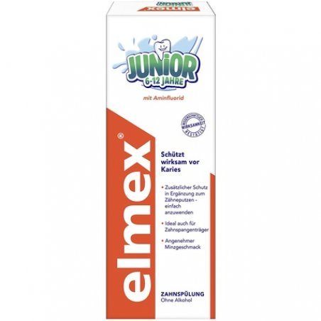 Elmex Junior Mouthwash 6-12 Years 400ml