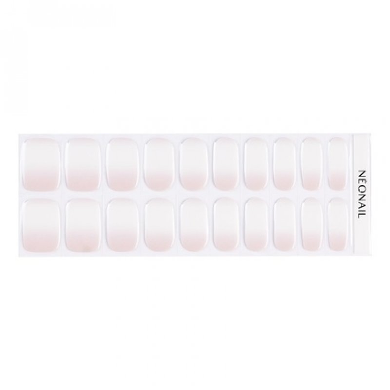 NEONAIL UV Gel Stickers Easy On M12 Pink 15 Patterns Nail Stickers Nail Polish Strips Gel Nail Stickers Foot and Hand