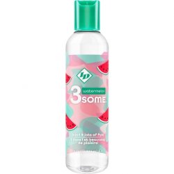 ID 3Some 3 in 1 Lick Massage Lotion Lube 118ml Watermelon Fruit Flavour Warming Massage Gel
