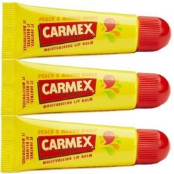 Carmex Peach & Mango Lip Balm Original TUBE 10g