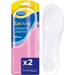 Scholl GelActiv Insoles For Flat Shoes Size 35-40.5