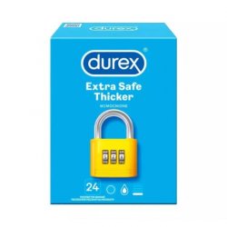 Durex Extra Safe Thicker Condoms - Pack of 24