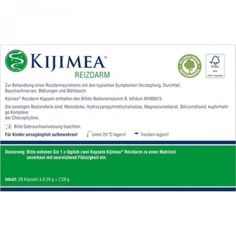 KIJIMEA Irritable Bowel Syndrome Therapy - Clinically Proven Effectiveness - Vegan, Gluten-Free, Lactose-Free