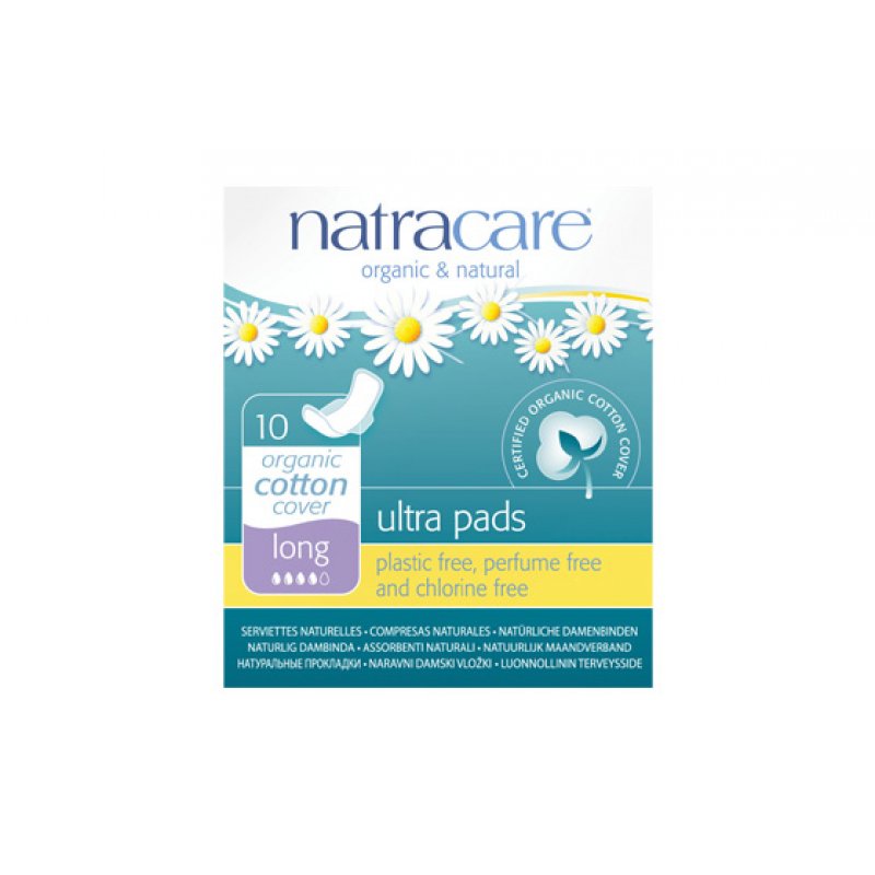 Natracare Ultra Long Sanitary napkin 10 pc(s)