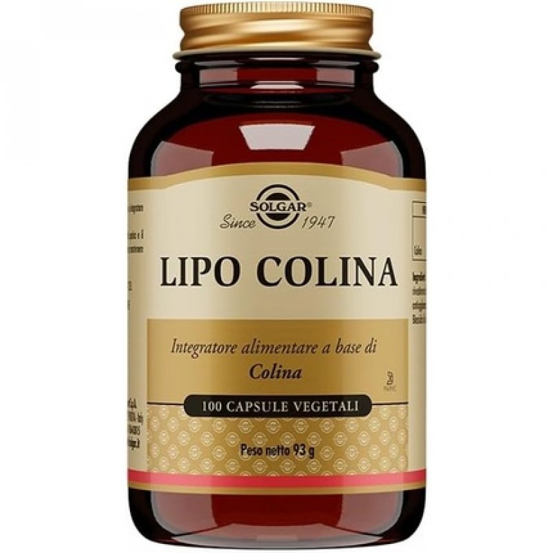 Solgar Lipo Cholin Liver Function 100 Plant Capsules
