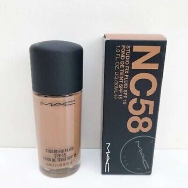 MAC Studio Fix Fluid SPF 15 Foundation NC58 1.0oz 30ml - New in Box