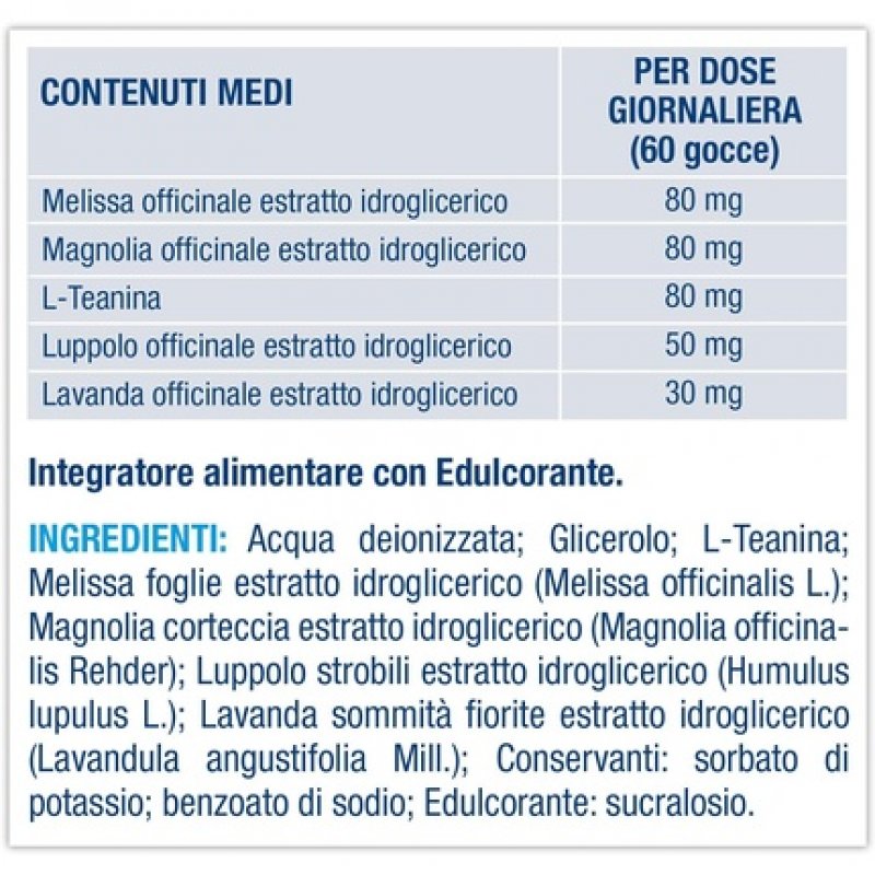 Linea Act Relax Act Day Drops Dietary Supplement 40ml