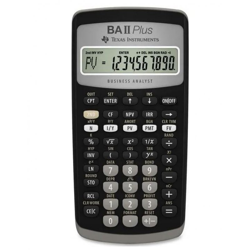 Texas Instruments - BAll Plus Financial Calculator UK Manual