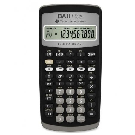 Texas Instruments - BAll Plus Financial Calculator UK Manual