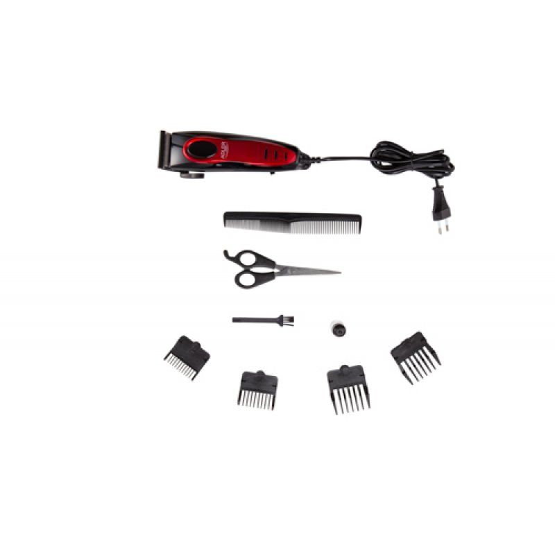 ADLER AD2825 Hair Cutting Machine Glossy Red Steel Multicolor One Size