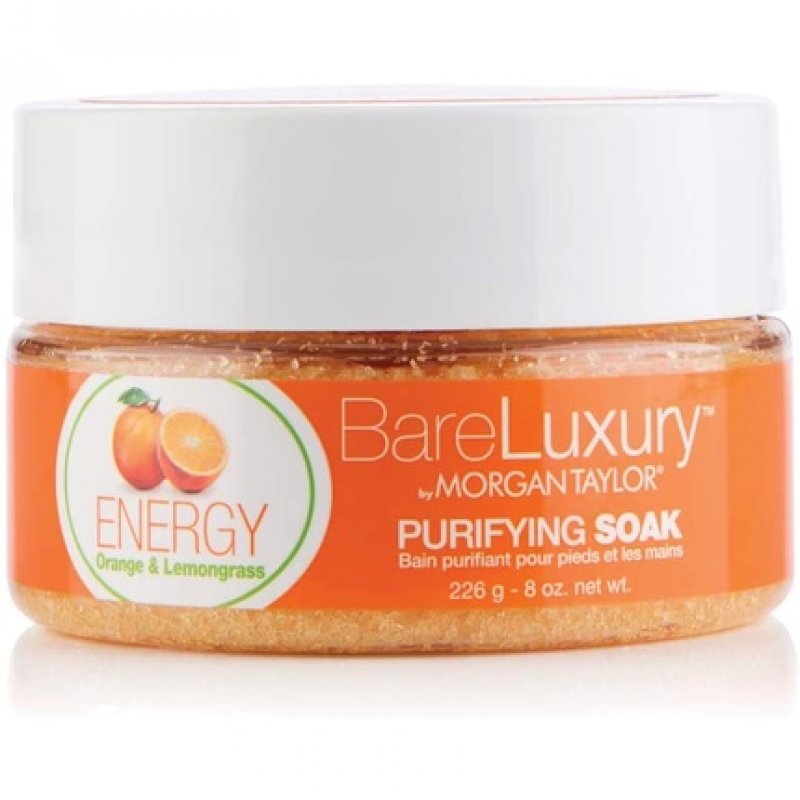 Morgan Taylor BareLuxury Orange & Lemongrass Energy Purifying Soak 8 oz