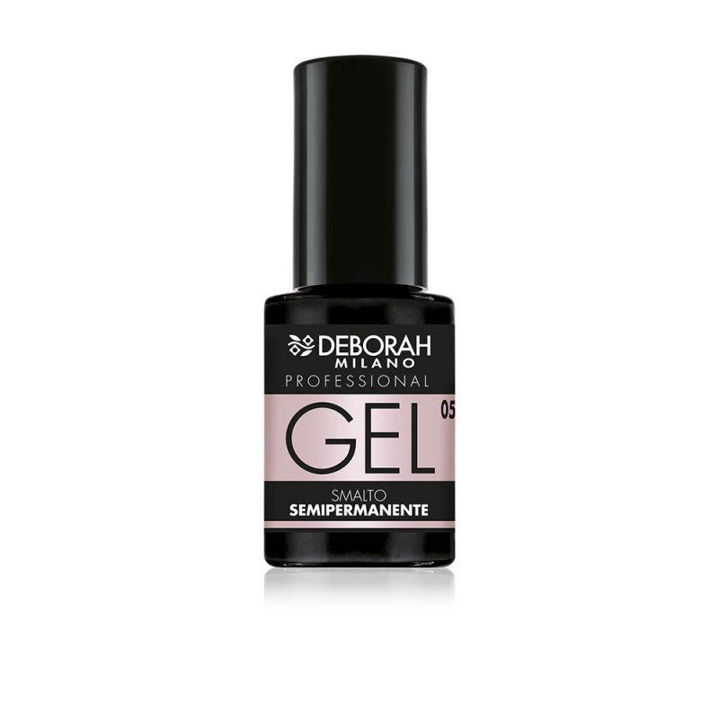 Deborah Milano Professional Semi-Permanent Nail Polish 05 Cashmere Pink Plumping Effect Long Lasting 4.5ml
