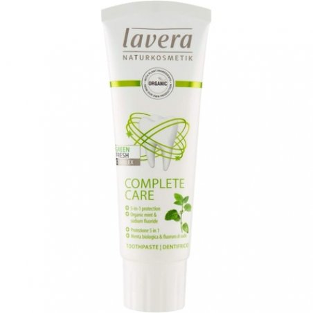 Lavera Toothpaste Complete Care with Organic Mint and Sodium Fluoride 5 in 1 Protection 75ml