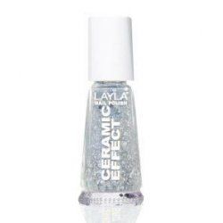 Layla Cosmetics Smalto Layla Ceramic Effect nail polish 10 ml Grey Gloss