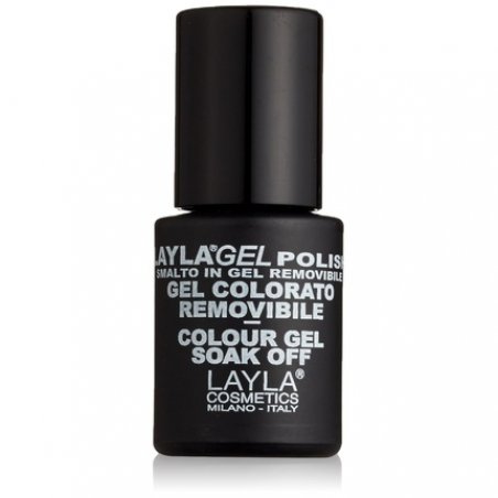 Layla Cosmetics Laylagel Polish Color Black 0.01L