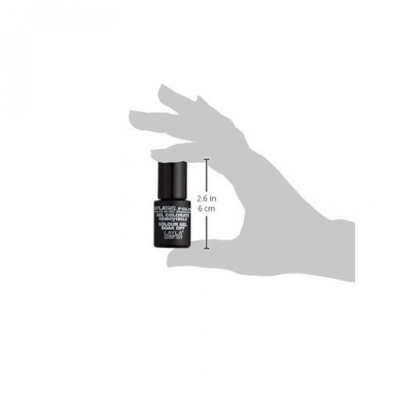 Layla Cosmetics Laylagel Polish Color Black 0.01L