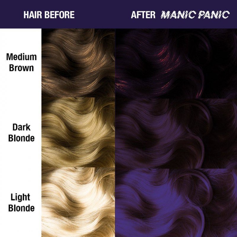 Manic Panic Purple Haze Classic Creme Vegan Cruelty Free Semi Permanent Hair Dye 118ml