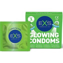 EXS Glow Laser Condoms 3 Glow-in-the-Dark Condoms