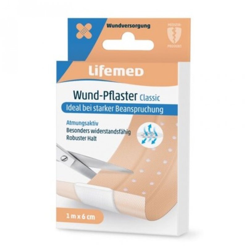 Lifemed Wound Patches 1m x 6cm Skin Color Classic