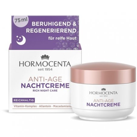 Hormocenta Anti-Aging Night Cream 75ml - Regenerating Rich Anti-Aging Care with Vitamin Complex, Allantoin, and