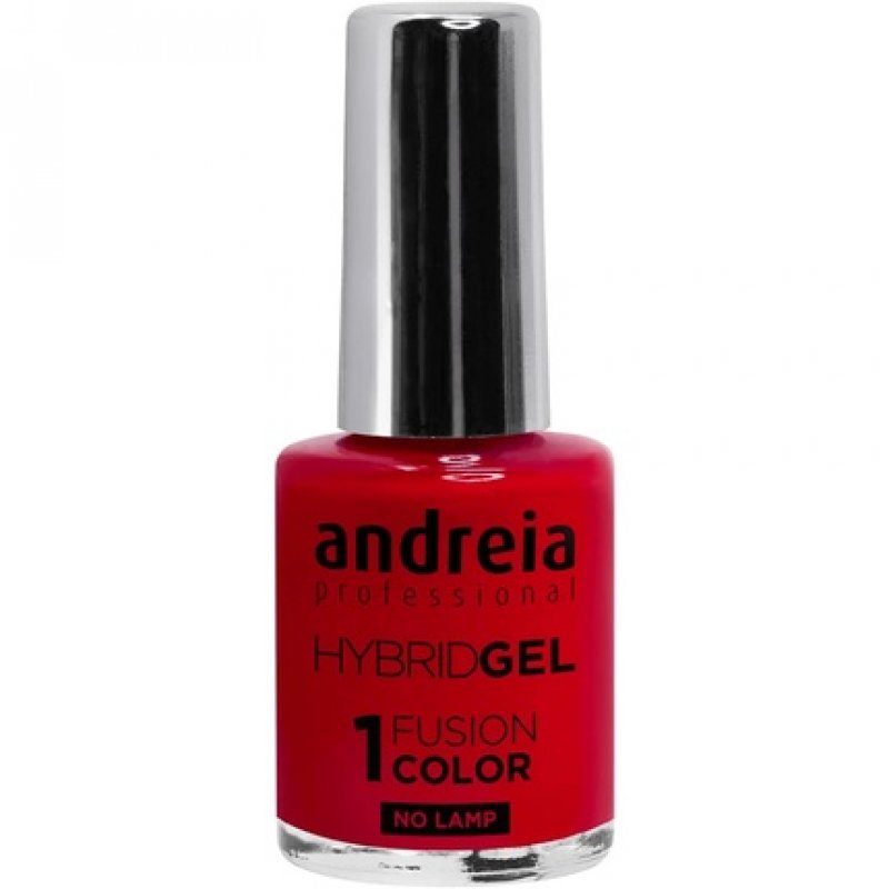 Andreia Professional Hybrid Gel Nail Polish Fusion Colour H43 Red H43 Chocolate - 2 Steps No Lamp Required Long Lasting