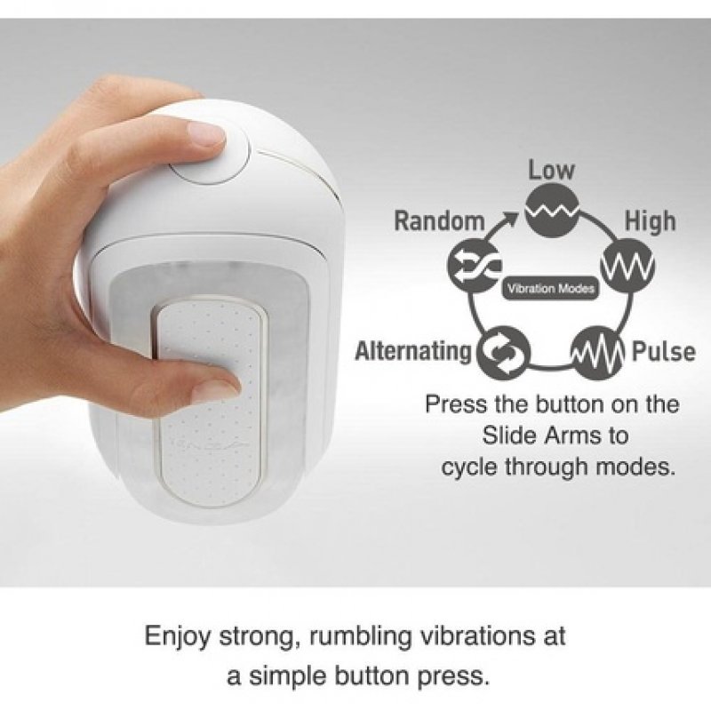 TENGA FLIP ZERO EV Electronic Vibration Masturbator for Men White Regular