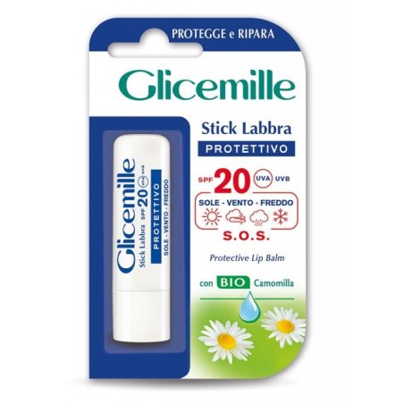 Glicemille Protective SPF20 lip balm & scrub Unisex 5.5 ml