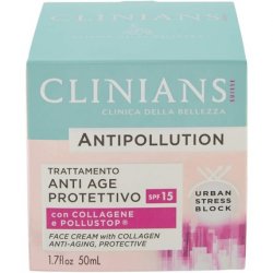 Clinians Anti-Pollution Cream with Age Protection 50ml