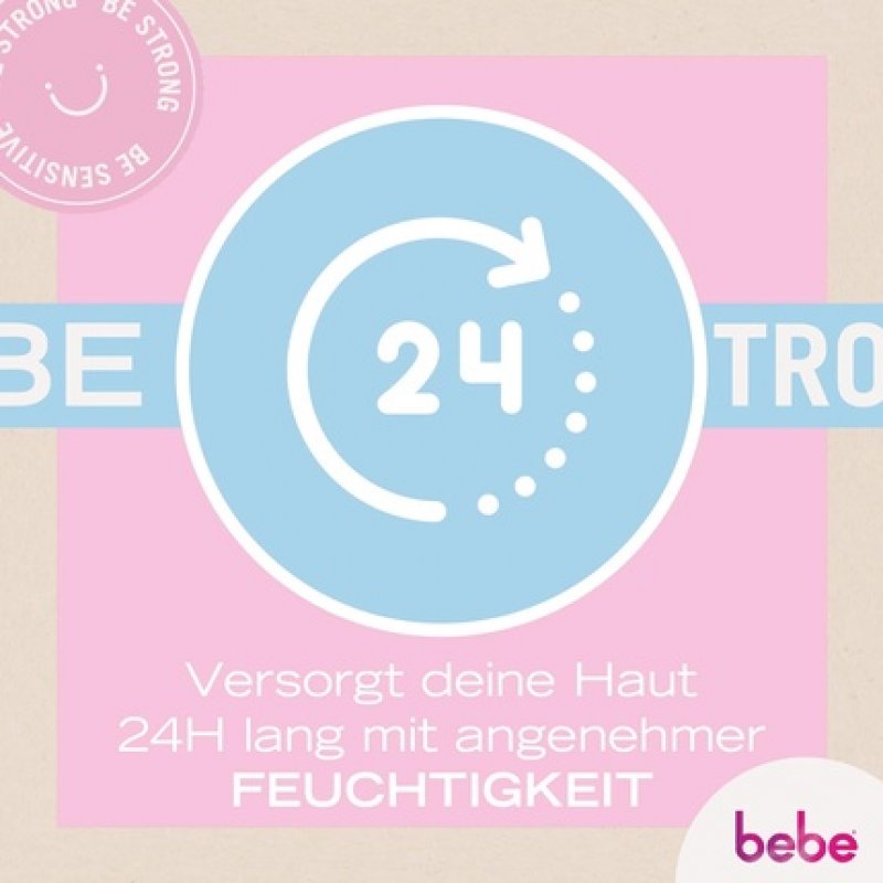 bebe Soft Body Milk Fast Absorbing Body Lotion with Jojoba Oil and Panthenol 400ml