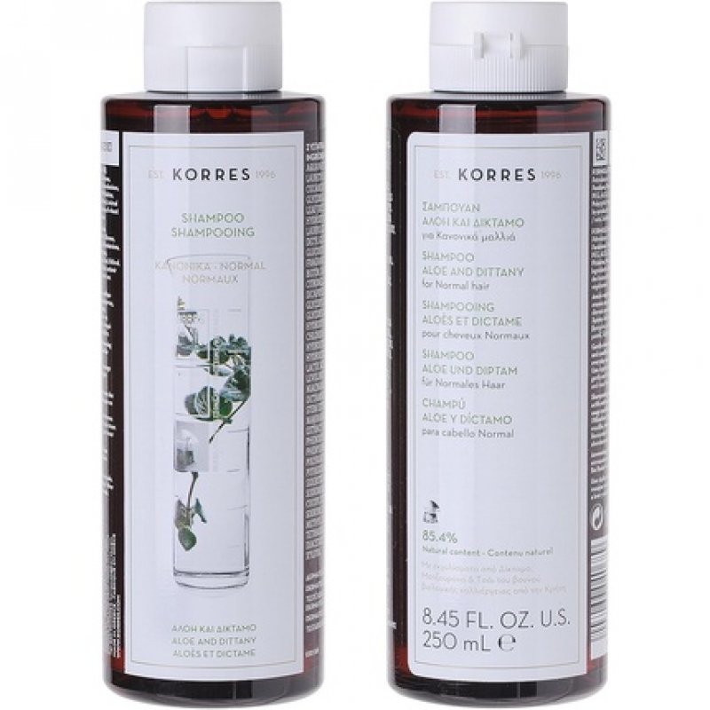 KORRES Aloe and Dittany Shampoo for Normal Hair 250ml