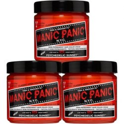 Manic Panic Psychedelic Sunset Classic Creme Vegan Cruelty Free Orange Semi Permanent Hair Dye 118ml