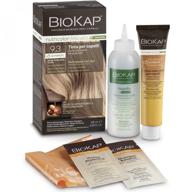 Bios Line Biokap Nutricolor Delicato Rapid Tinta 9.3 Golden Very Light Blonde