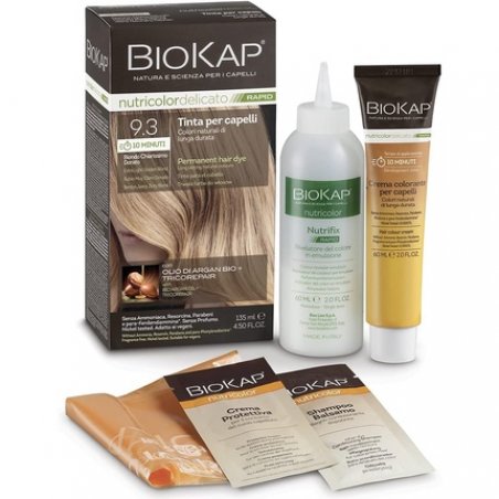 Bios Line Biokap Nutricolor Delicato Rapid Tinta 9.3 Golden Very Light Blonde