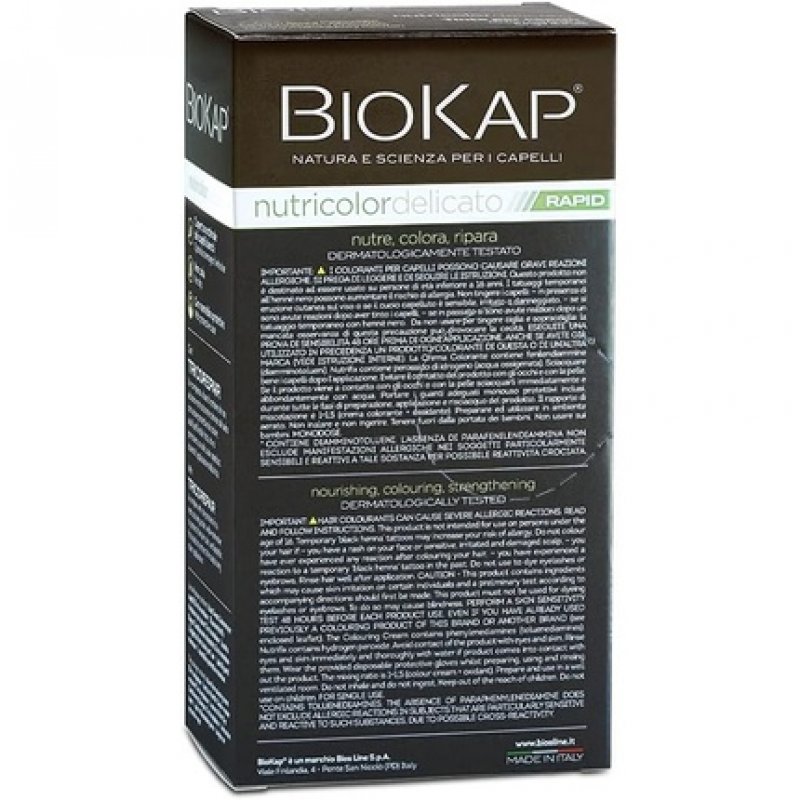Bios Line Biokap Nutricolor Delicato Rapid Tinta 9.3 Golden Very Light Blonde