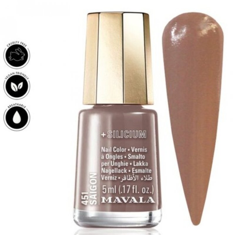 Mavala Timeless Colors 2024 Breathable Mini Nail Polish Saigon 5ml