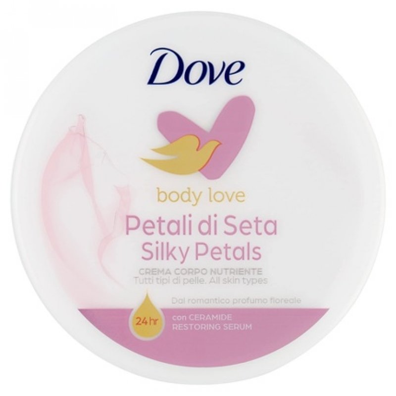 Dove Silk Body Cream Nourishing Body Cream for All Skin Types 300ml