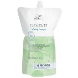 Wella Professional Elements Calming Shampoo Refill Pack 1000ml - NEW