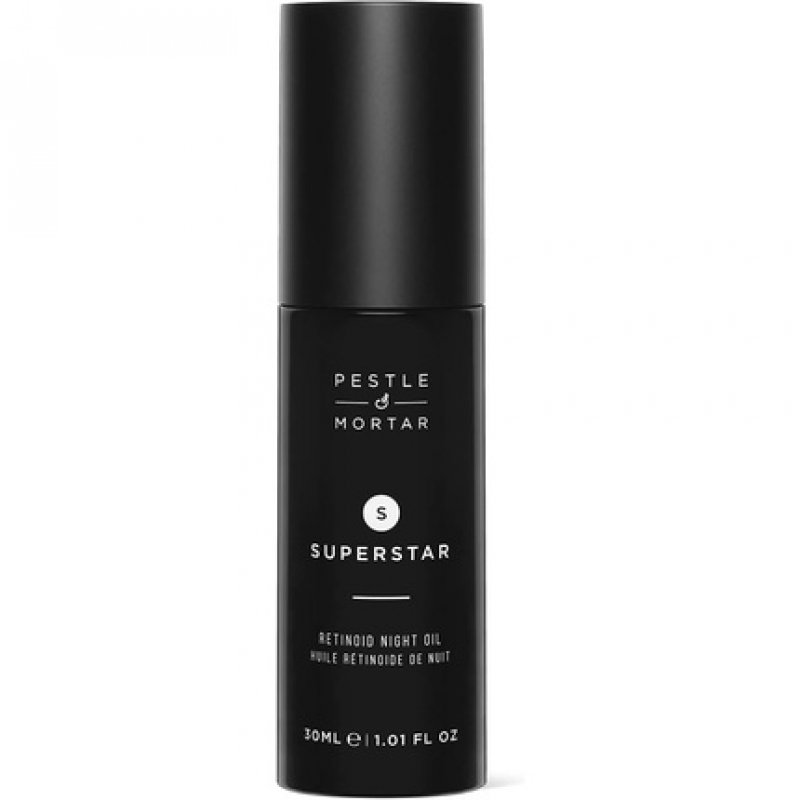 Pestle & Mortar Superstar 2% Retinoid Night Oil Overnight Face Serum with Vitamin E, Vitamin C and Organic Oil 30ml