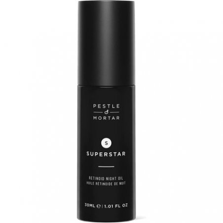 Pestle & Mortar Superstar 2% Retinoid Night Oil Overnight Face Serum with Vitamin E, Vitamin C and Organic Oil 30ml