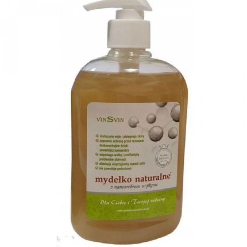 VinSvin Natural Liquid Soap with Nanosilver 500ml