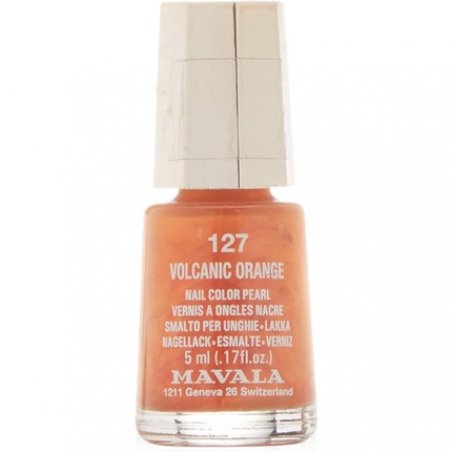 Mavala 5ml Nail Polish 127 Volcanic Orange