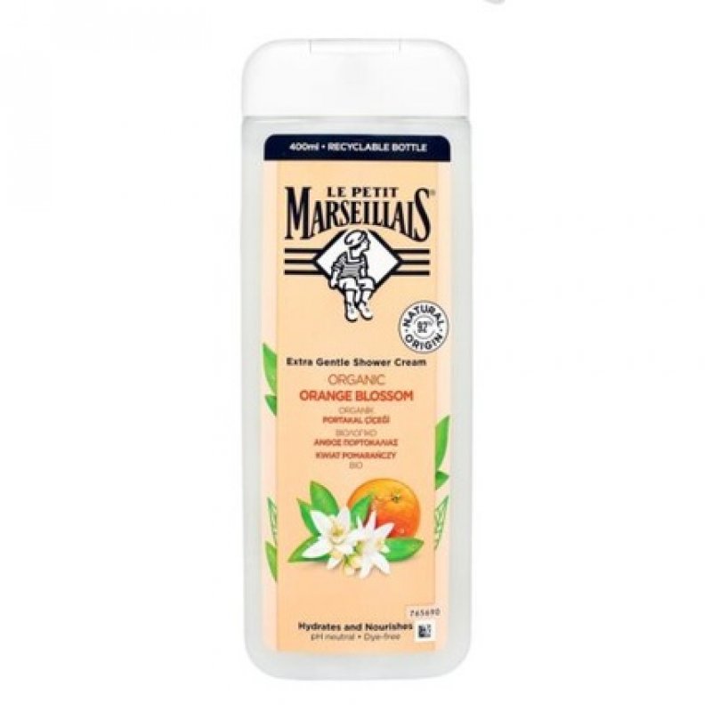 Le Petit Marseillais Creamy Shower Gel Organic Orange Blossom 400ml