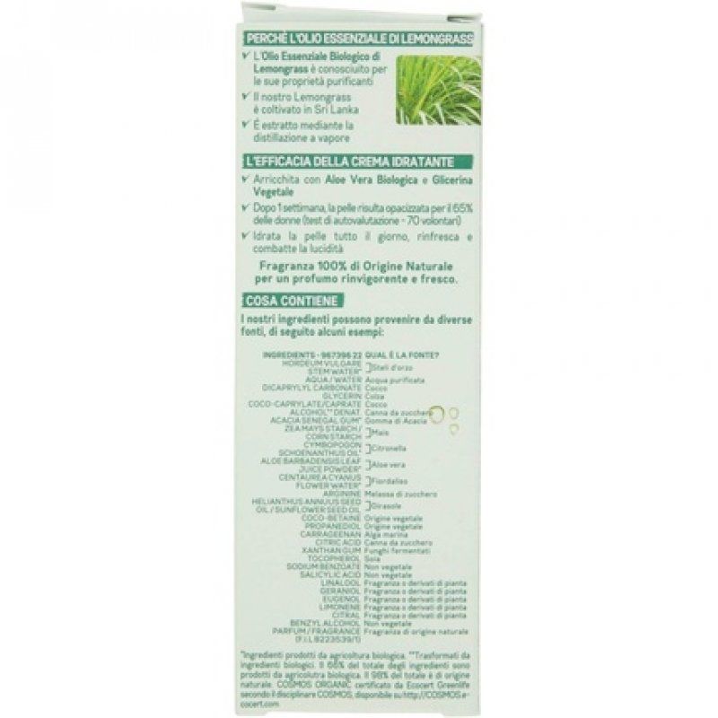 Garnier Bio Lemongrass Refreshing Moisturizing Face Cream 50ml