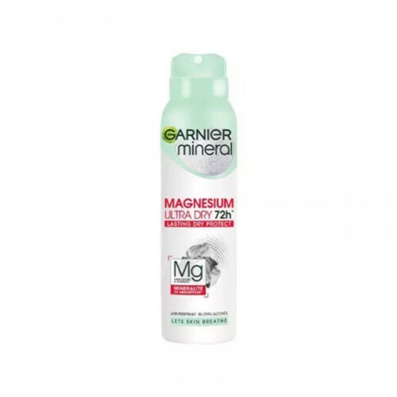 Garnier Mineral Magnesium Ultra Dry 72H Antiperspirant Spray for Women 150ml
